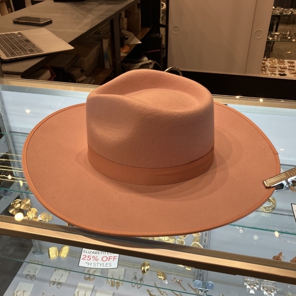 Lack Of Color Accessories - Nwt The Lack Of Color Stylish Pink Wide-Brim Hat